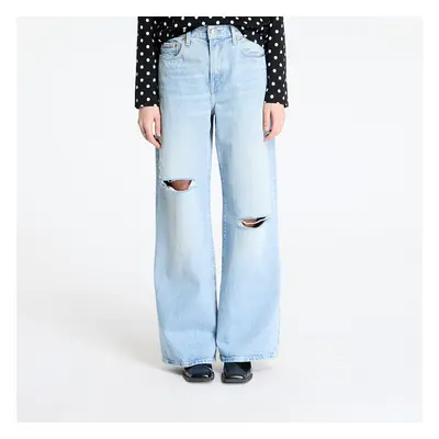 Nadrágok Calvin Klein Jeans The Wide Leg Light Jeans Blue