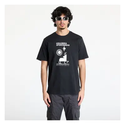 Póló Columbia Explorers Canyon™ SS Tee Black/ Naturally Outdoor