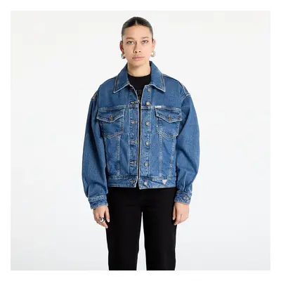 Kabát Guess JEANS Oversize Trucker Jacket Gj Medium Wash