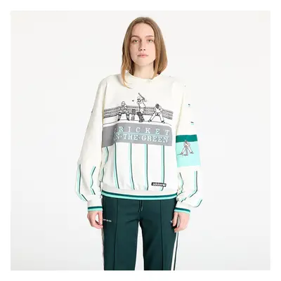 Pulóver adidas Retro Sports Cricket-Inspired Crew White/ Off White