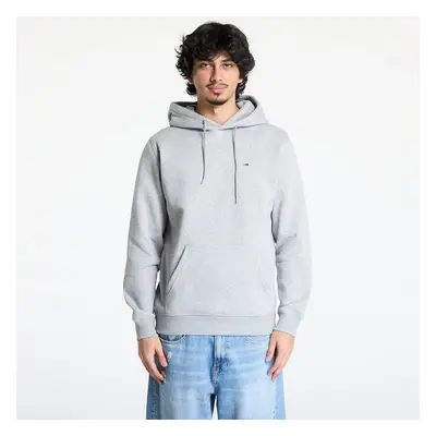 Pulóver Tommy Jeans Regular Flag Hoodie Gray