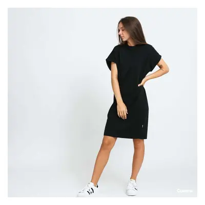 Ruha Urban Classics Ladies Organic Cotton Cut On Sleeve Tee Dress Black