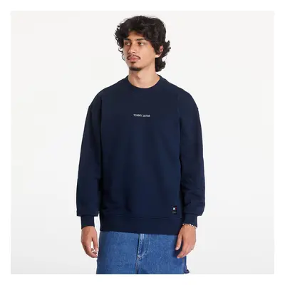 Pulóver Tommy Jeans Relaxed Classic Crewneck Dark Night Navy