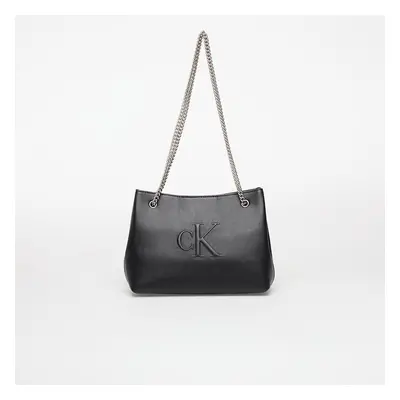 Táska Calvin Klein Jeans Sculpted Chain Shoulder Bag Black