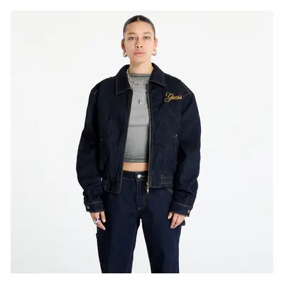 Kabát Guess Originals Denim Bomber Original Dark Rinse