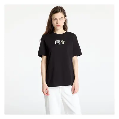 Póló Tommy Jeans Relaxed Color Varsity Tee Black