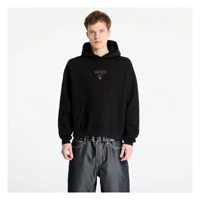 Pulóver Guess Originals Baker LoGuess Originals Hoodie Jet Black Multi