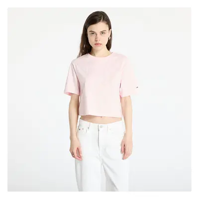 Póló Tommy Jeans Relaxed Tonal Crew T-Shirt Pink