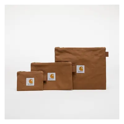 Carhartt WIP Canvas Pouch Set Hamilton Brown