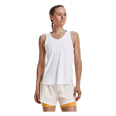 Under Armour Isochill Run Laser Tank White