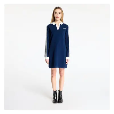 Ruha adidas Knitted Polo Dress Night Indigo/ Off White