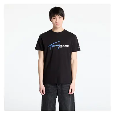 Póló Tommy Jeans Regular Signature Dna Tee Black