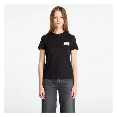 Póló Tommy Jeans Reg Tj Bubble Tee Black