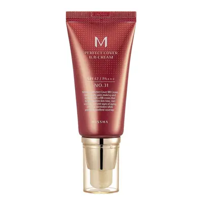 Missha M Perfect Cover BB Cream 50ml SPF42 PA+++ BB krém #31 Golden beige