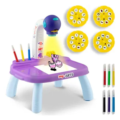 Kivetítő a Ricokids 773700 - lila RiCokids rajzolásának megtanulásához