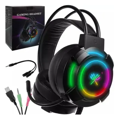 5.1 gamer headset mikrofonnal - Dunmoon 19060