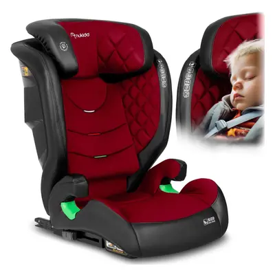 Autós gyerekülés , fekete-piros , 15-36 kg ISOFIX - Nukido Louis