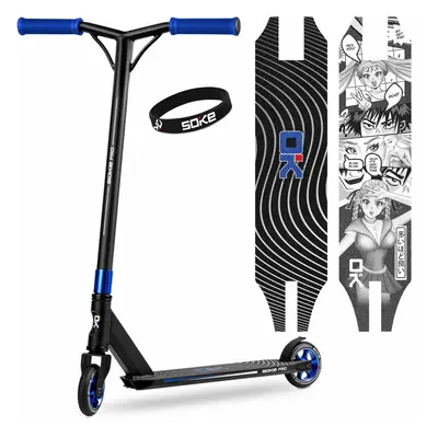 Soke Pro Freestyle kaszkadőr roller haladóknak Blue