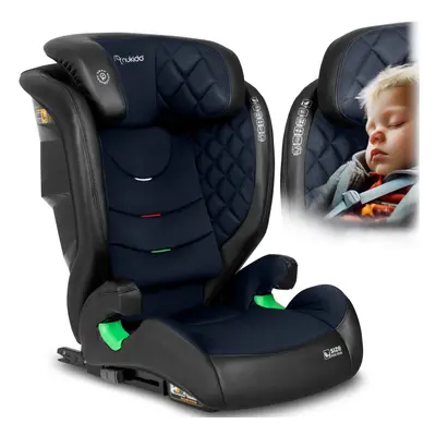 Autós gyerekülés, fekete és sötétkék, 15-36 kg ISOFIX - Nukido Louis