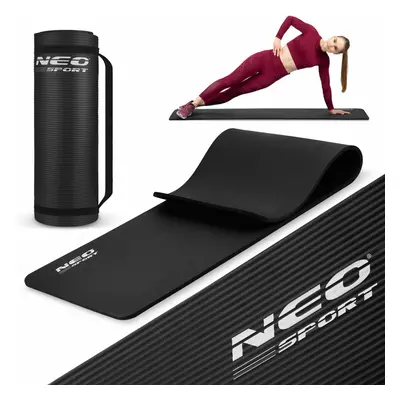 Fitnesz jógaszőnyeg 173 x 61 cm Neo-sport 192300 fekete