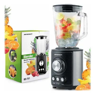 Turmixgép 800 W , 1,5 L-es fekete BD-751 Berdsen