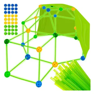 2 az 1-ben Erőd építő készlet - fluoreszkáló 101 részes