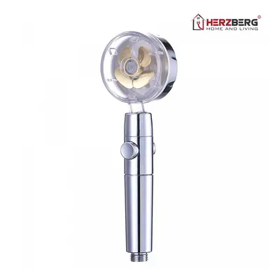 Herzberg Turbo Charger Showerhead Gold