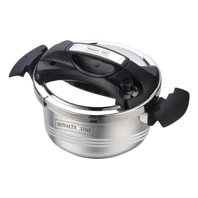 Royalty Line RL-24PS6L: 24cm Stainless Steel Pressure Cooker - 6L