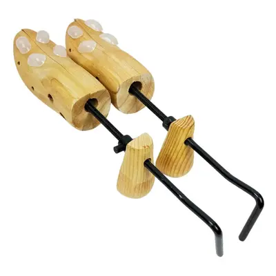 Herzberg HG-03787: 2 Way-Wooden állítható cipőnyújtó & Expander - Férfiak