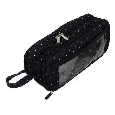 Triple foldable pencil case - black Maaleo 24511