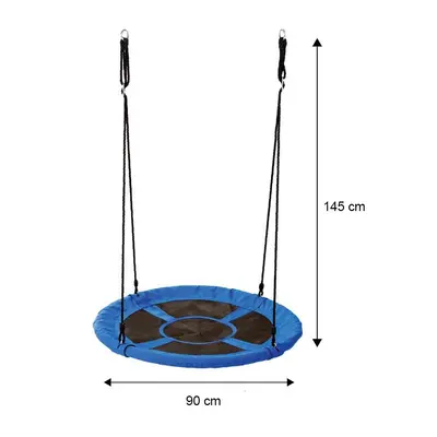 Fészekhinta-90 cm-es-kék-sátor nélkül