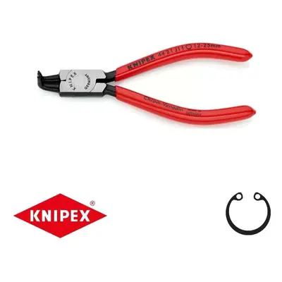 Körkörös fogó 130 mm, belső íves. Knipex - 44 21 J11 - DIN 5256 D. Polírozott, műanyag bevonatú.