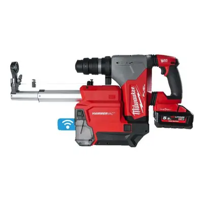 Milwaukee M18 ONEFHXDEL-552C (5,5 Ah) 4 üzemmódú akkus kalapács 26 mm SDS-plus Fixtec anyával és