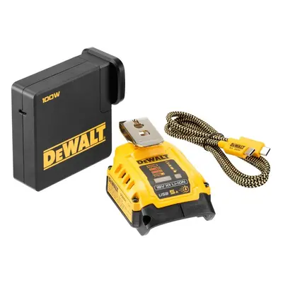 USB töltőadapter XR akkumulátorokhoz DeWALT DCB094K, USB A + USB C