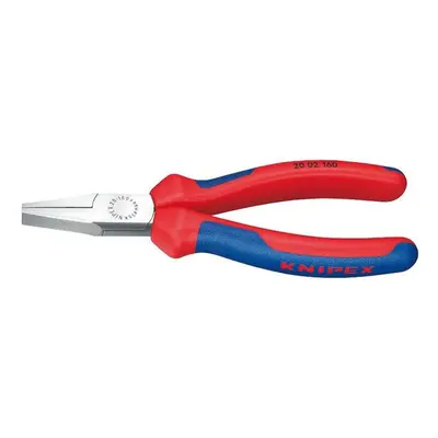 Lapos fogó 160 mm KNIPEX 20 02 160 - csiszolt fej, többkomponensű hüvelyek