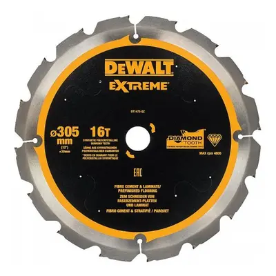 Fűrészlap cement farostlemezhez és laminált lemezhez 305x30mm 16z DeWALT DT1475