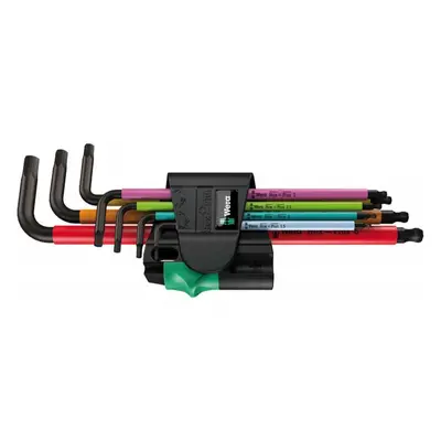 Wera 022534 Inbus dugókulcsok 950/7 Hex-Plus Multicolour Magnet 1, BlackLaser (7 darabos készlet