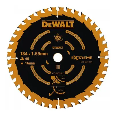 Fűrészlap 184x16mm 40z ATB 20° DeWALT DT10303