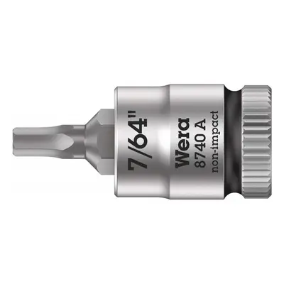 Wera 003382 Zyklop 1/4" 6 sarkos 7/64" típusú 8740 A típusú dugókulcs 8740 A - inch