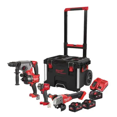 Milwaukee M18FPP4D-555T akkumulátoros szerszámkészlet, 4933492520