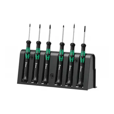 Wera 030181 Kraftform Micro 2050/6 elektronikus csavarhúzó (6 darabos készlet + állvány)