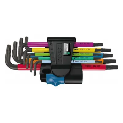 Wera 024179 Torx dugókulcskulcsok 967/9 TX többszínű HF 1 tartási funkcióval (9 darabos készlet)