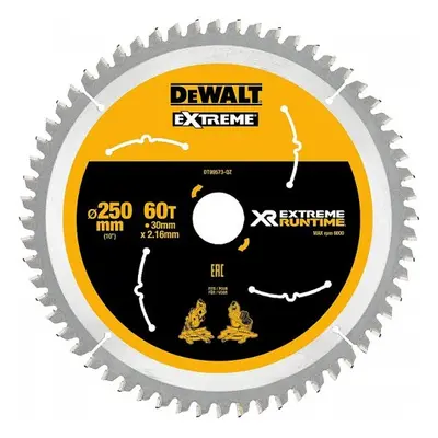 Fűrészlap 250x30mm 60z DeWALT FLEXVOLT DT99573