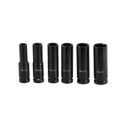 GEKO ütőfejek készlet 6 db-os, 1/2" 10-21 mm, hossz 77 mm