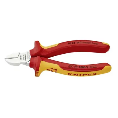 Oldalvágók 140 mm - 1000V. KNIPEX 70 06 140 - krómozott, többkomponensű VDE hüvelyek