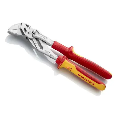 Fogókulcs 250 mm, Knipex 86 06 250 - krómozott, VDE többkomponensű hüvelyekkel