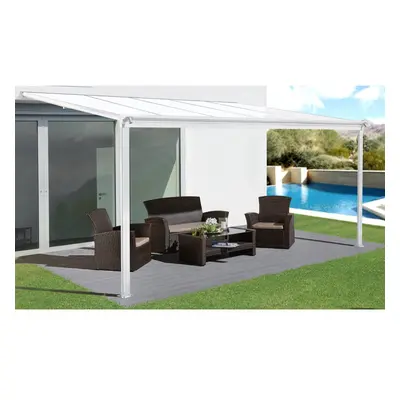 Alumínium pergola LANITPLAST WALL 33 fehér bronz PC