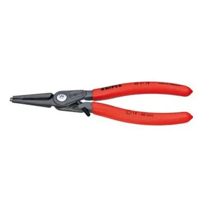 KNIPEX 48 31 J1 precíziós fogó rögzítőgyűrűkhöz, 140 mm - szürke foszfátozott, csúszásmentes műa