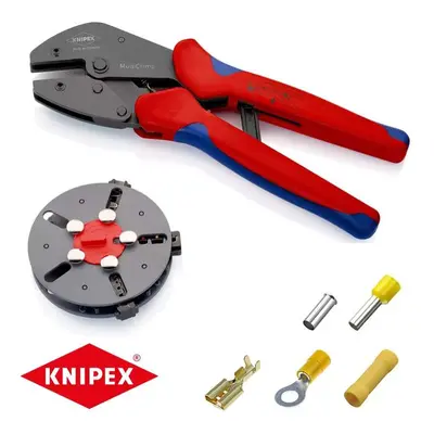 Knipex 97 33 01 MultiCrimp® krimpelő fogó cserélhető tálcával