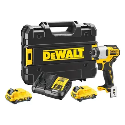 DCF801D2 DEWALT 1/4"-os 12V 2,0AH LI-ION AKKUMULÁTOR